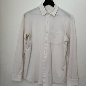 Lululemon Cream Dress Shirt